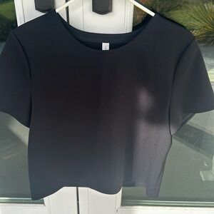 Black Lululemon shirt size 8